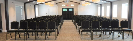 Pine Hall Main Hall theater seating, audience seating