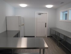 Catering prep room at Pine Hall, kitchen at Pine Hall